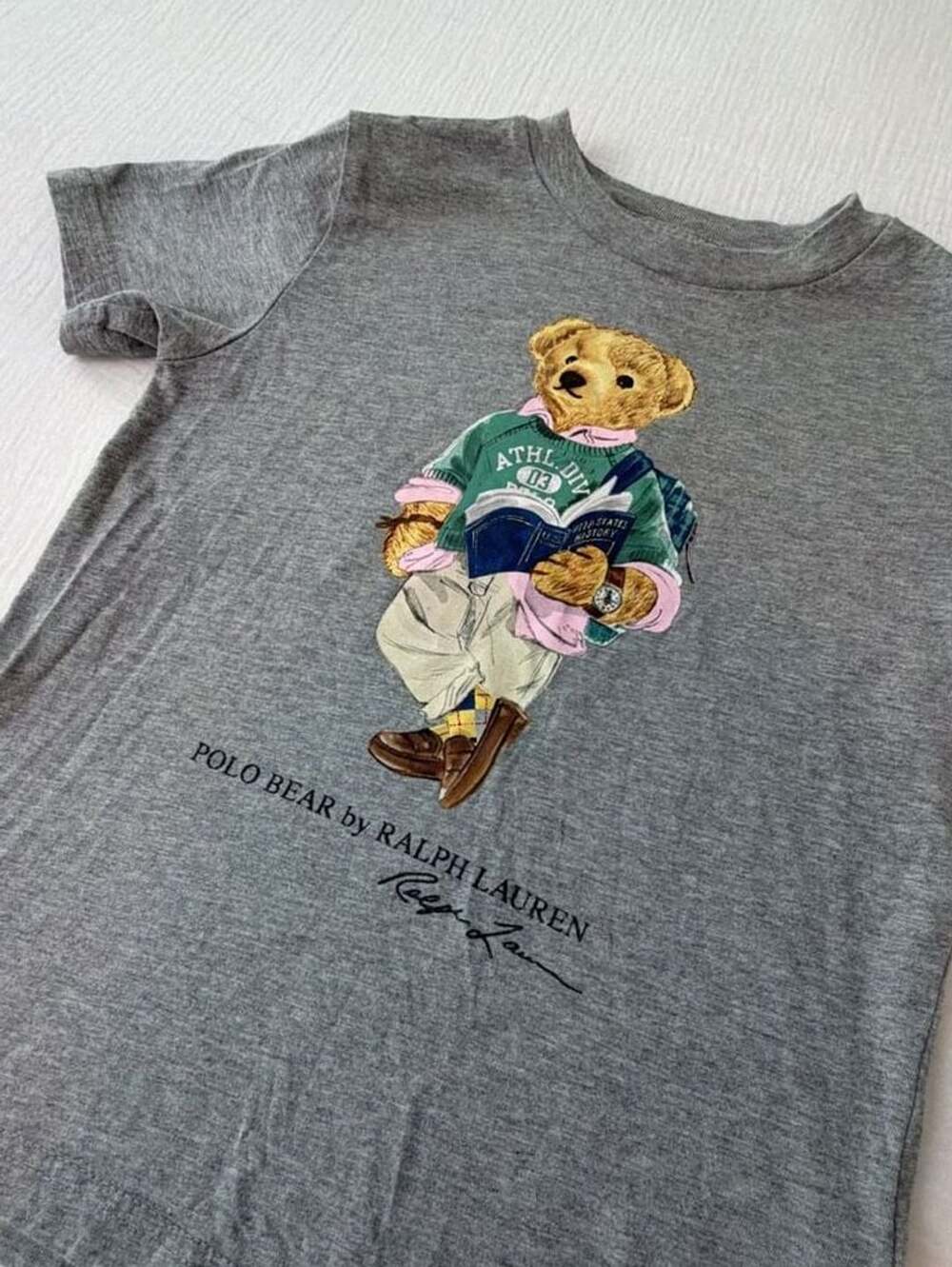 Polo Ralph Lauren Polo Bear T-Shirt Size 5 Gray